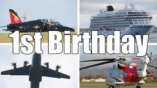 Our 1 Year YouTube Birthday - A Look Back (Marine and Aviation - Gogledd Cymru / North Wales)