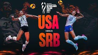  USA vs.  SRB - Highlights  Semi Finals | Women's World Championship 2022