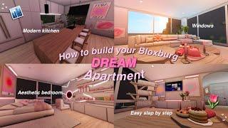 How To BUILD your DREAM BLOXBURG APARTMENT! *Super Easy* ️