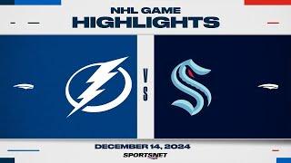 NHL Highlights | Lightning vs. Kraken - December 14, 2024