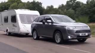 Practical Caravan reviews the Mitsubishi Outlander PHEV GX4hs