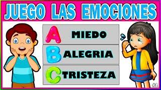 LAS EMOCIONES Básicas en SITUACIONES  JUEGO de Niños