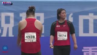 河北张林茹18米22！2021年全国田径锦标赛女子铅球