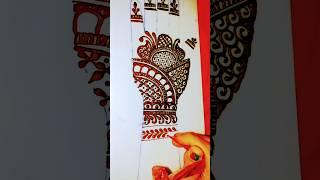 Borderline mehndi design #leaf mehndi design #shorts #shortsfeed #suggestedvideo