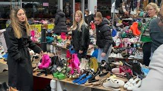  EAST LONDON WALKING TOUR, PETTICOAT LANE MARKET, BRICK LANE MARKET, COLUMBIA RD FLOWER MARKET, 4K