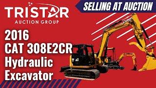 2016 CAT 308E2CR Hydraulic Excavator