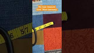 My "West Germany" tape measure tells a story / Socialism