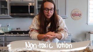 A millennial makes homemade lotion || homesteading vlog