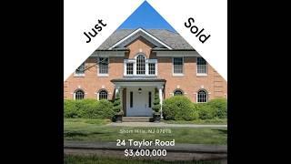 Just Sold in Short Hills, NJ  #realestate #luxuryrealestate #milliondollarlisting #welcomehome