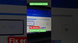 Free SEO Checker