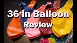 REVIEW | 36 Inch Giant Latex Balloons