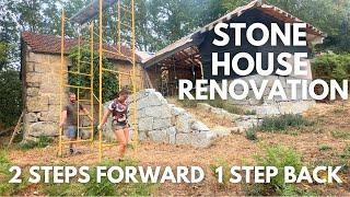 Overcoming Setbacks: Continuing Our Stone House Build Despite Challenges