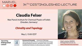 34 MDL - Claudia Felser: Chirality and Topology