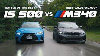 2024 Lexus IS 500 vs BMW M340i // Which is the Best Luxury Sports Sedan for $60K?