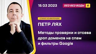 Методы проверки и отсева дроп доменов на спам и фильтры Google - Петр Лях - SEO без воды 6