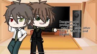 Danganronpa protags react to each other. Part 1: Makoto Naegi and Hajime Hinata (1/2)