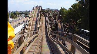 Hullámvasút (Front Seat POV) - Vidámpark Budapest Hungary