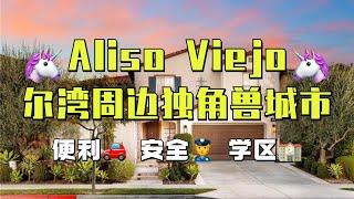 尔湾周边的独角兽城市Aliso Viejo，顶配的学区，便利，治安！位列全美最宜居的城市！290万4房4.5卫，后院带泳池，7000尺大占地