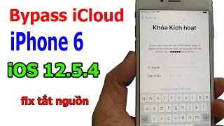 Bypass iCloud iPhone 6 iOS 12.5.4 bị Khóa kích hoạt