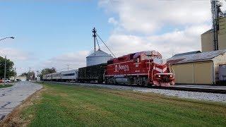 Indiana Rail Road Business Train with PRR Observation Car 10/13/18