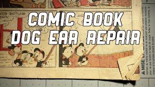 Comic Book Dog Ear Repair