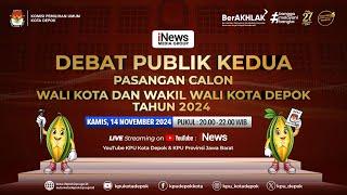 LIVE - Debat Publik Kedua Pasangan Calon Wali Kota & Wakil Wali Kota Depok Tahun 2024