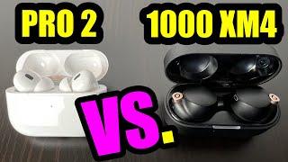 Vergleich Apple Airpods Pro 2 Generation vs Sony Wf-1000XM4 Deutsch