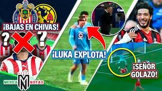 Tres BAJAS de Chivas para el CLÁSICO | Luka Romero EXPLOTA vs DT | GOLAZO de Raúl