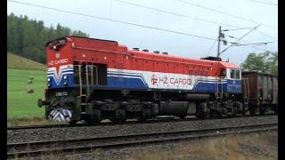 Croatian Cargo mix freight train, Locomotive: EMD G26C 9278 2062 113-8,  Brod Moravice 30.8.2023