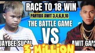 rematch 3million jaybee  Sucal vs awit gamer 3-4-6-8-10