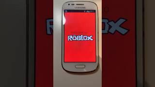 Old Roblox on Samsung Galaxy S3 mini