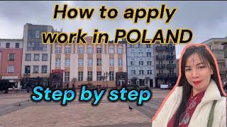 HOWTO APPLY wORK IN POLAND step by step process/pinay jn singapore/#ofwpoland