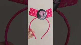 DIY Barbie Hairband #barbie #hairband #shorts #youtubepartner #diy #diyprojects #craft #barbiedoll