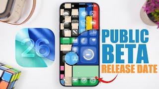 iOS 26 Public Beta - Release Date !