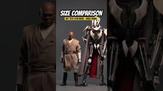 Size Comparison: Hot Toys Star Wars Episode II Attack of the Clones- Mace Windu #starwars #hottoys