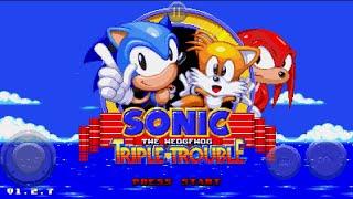 Прохождение sonic triple trouble 16-bit 9 часть без комментариев.