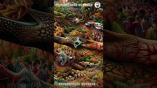 Magic Mushroom - Psychedelic Visuals [TRIPPY WARNING] (4K) #trance #trippycontent #trippyvisuals