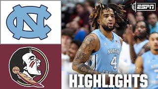 North Carolina Tar Heels vs. Florida State Seminoles | Full Game Highlights | ESPN CBB