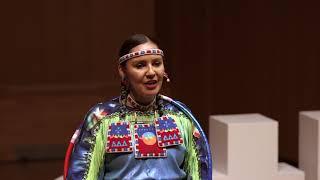 The Beautiful Struggle of Life and Other Hoop Dance Teachings | Sandra Lamouche | TEDxULeth