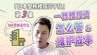 【日本买房】日本整栋楼投资干货3:一栋楼后续怎么管理？和投公寓的维护成本有何不同？#日本买房​​​​ #日本房产​ #日本不动产​​​​ #日本投资​ #海外投资