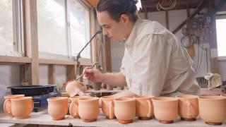 A Dutchman who aims to become a potter in Japan. 銀河釉  GINGAYU galaxy glaze