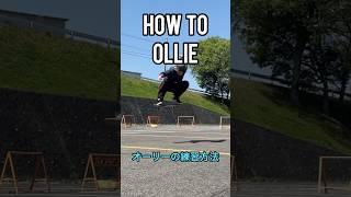 36秒でわかる【オーリーハウツー】HOW TO OLLIE#オーリー#スケボー