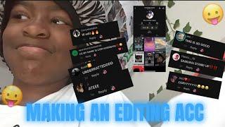 MAKING A CORY EDITING TIKTOK ACCOUNT! (TURNED OUT GOOD!!)