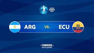 EN VIVO | ARGENTINA vs. ECUADOR | CONMEBOL SUB15 2023