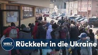 ZURÜCK INS KRIEGSGEBIET: Einige Ukrainer kehren in ihre Heimat zurück um zu helfen und zu kämpfen