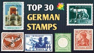 Most Expensive Stamps Of Germany - Episode 2 | 30 Top German Stamps Worth Big Money