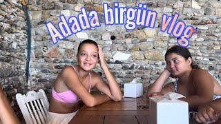 ADADA BİRGÜN VLOG /GECE DENİZE GİRDİK