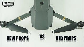 Half Chrome: DJI Mavic New Propellers vs Old. Are they quieter? More powerful?