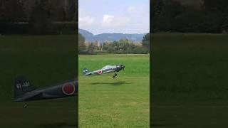 Mitsubishi A6M aka the Zero Fighter #modelflying #rc #flight #hobby #warbirds