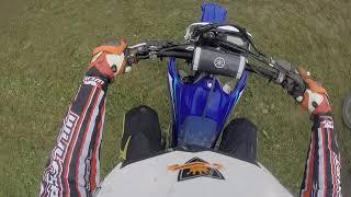 Yamaha experience  Bicton TubbyTrial Team Matt Bushell riding with GoPro on group 1